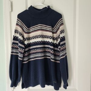 Abercrombie and Fitch Mock Neck Cozy Sweater Size Large
